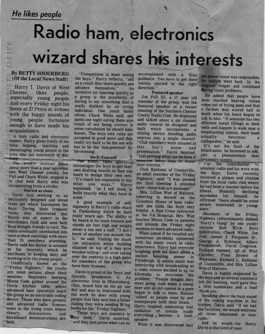 Friday Nighters article 1